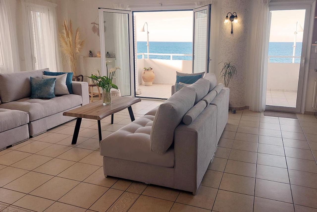 Amazing Beachfront Apartment In Hersonissos Ngoại thất bức ảnh