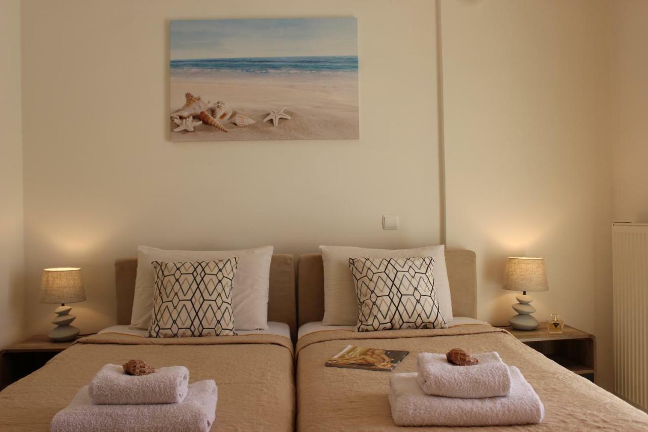 Amazing Beachfront Apartment In Hersonissos Ngoại thất bức ảnh